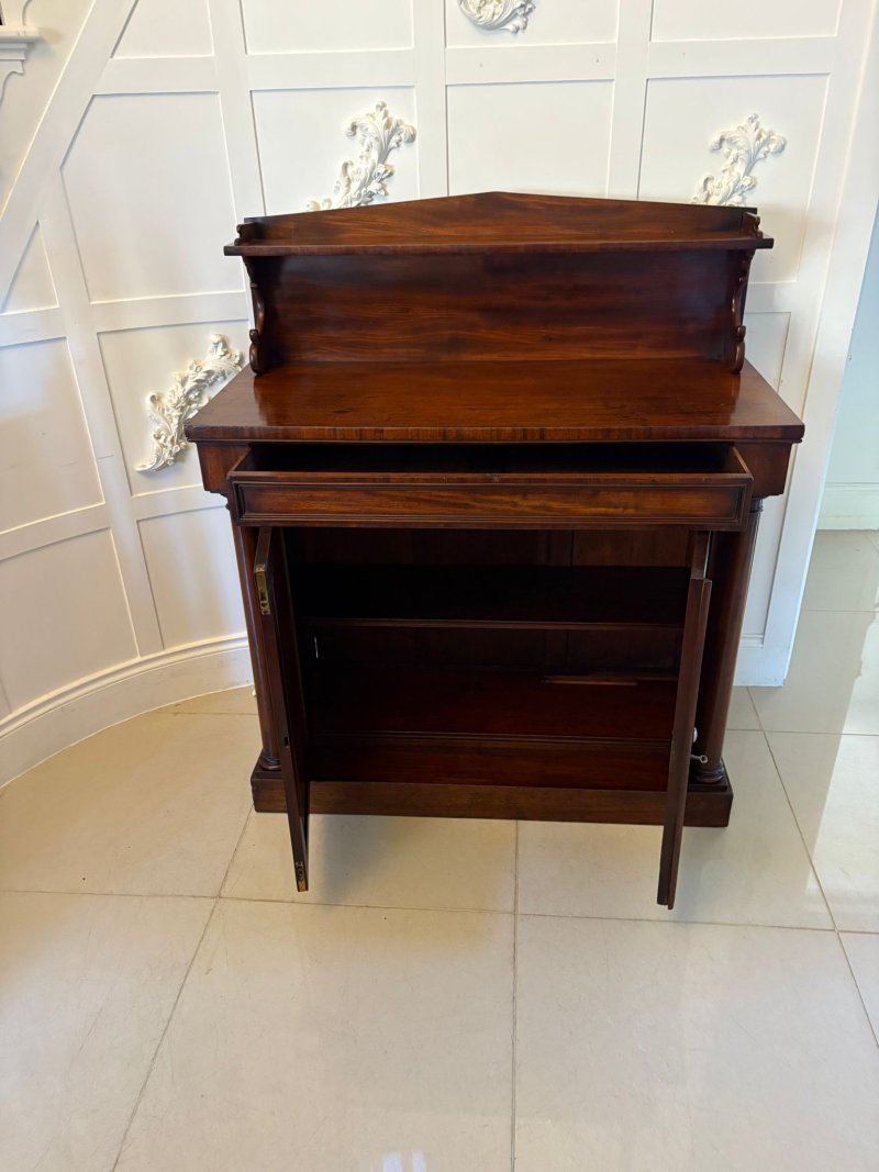 Antique Regency Quality Figured Mahogany Sideboard - Image 5